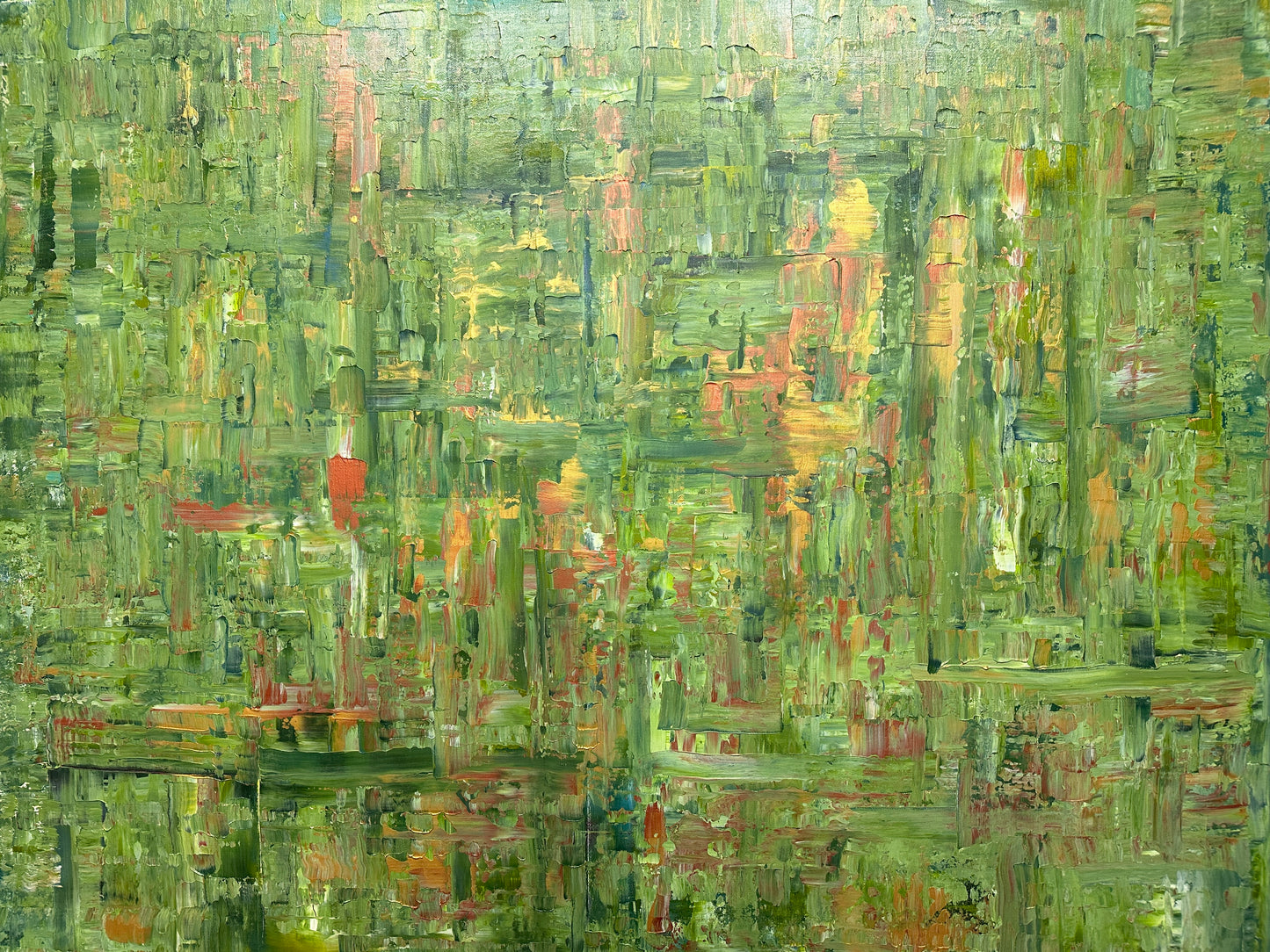 "Forest walk" acrylic on canvas 100x120 cm