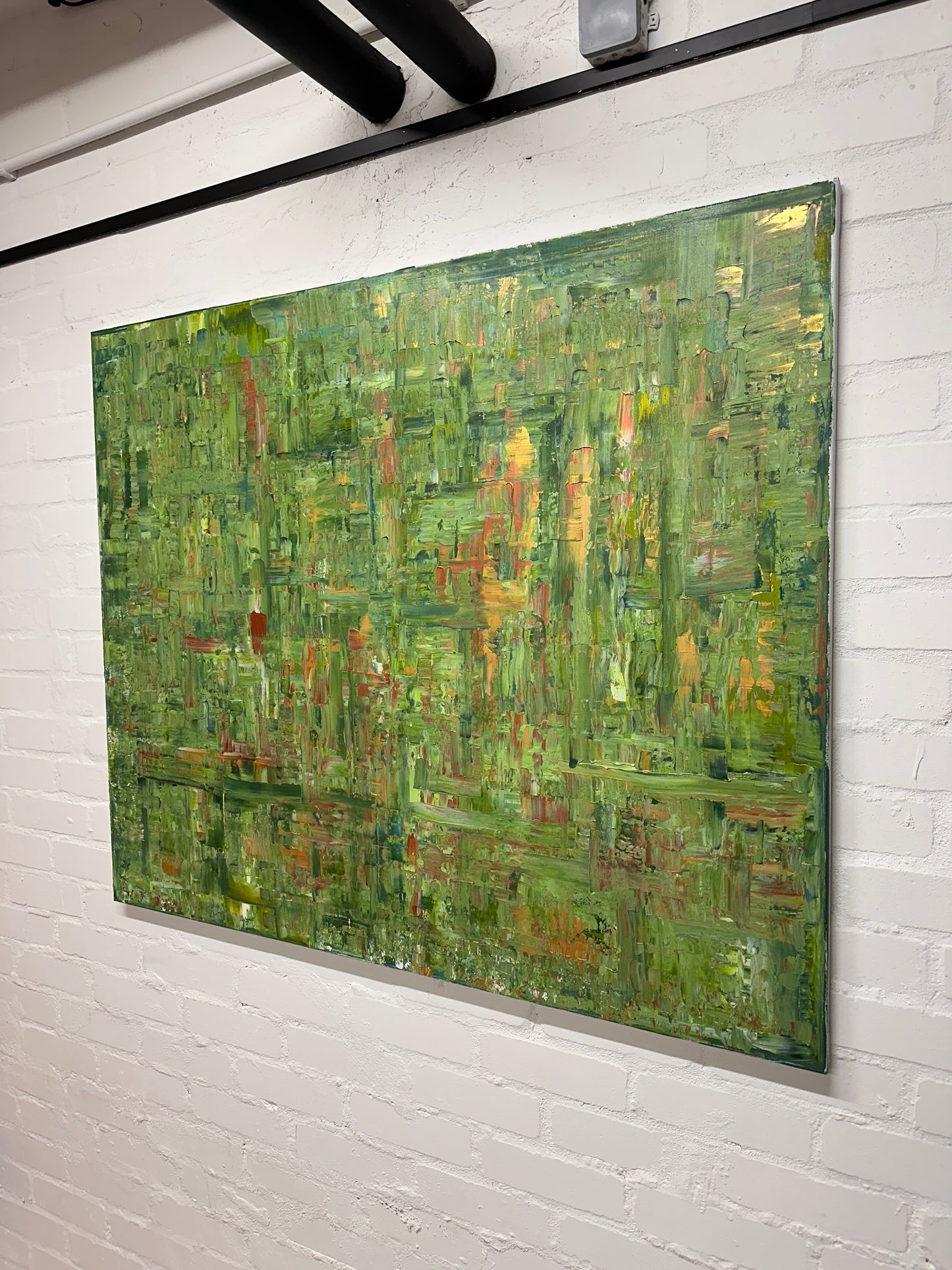 "Forest walk" acrylic on canvas 100x120 cm