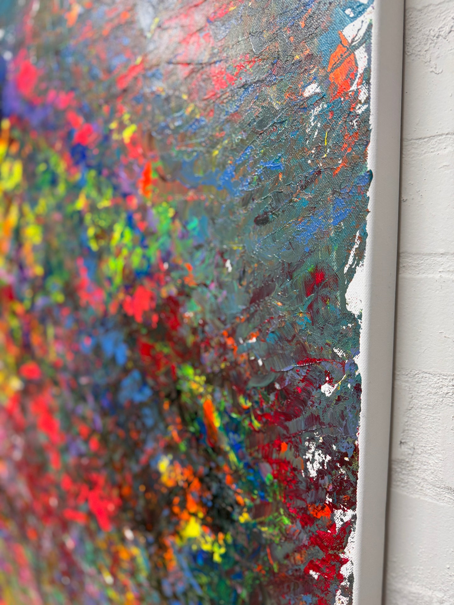 "Color Explosion" Acrylic on canvas 100x120 cm
