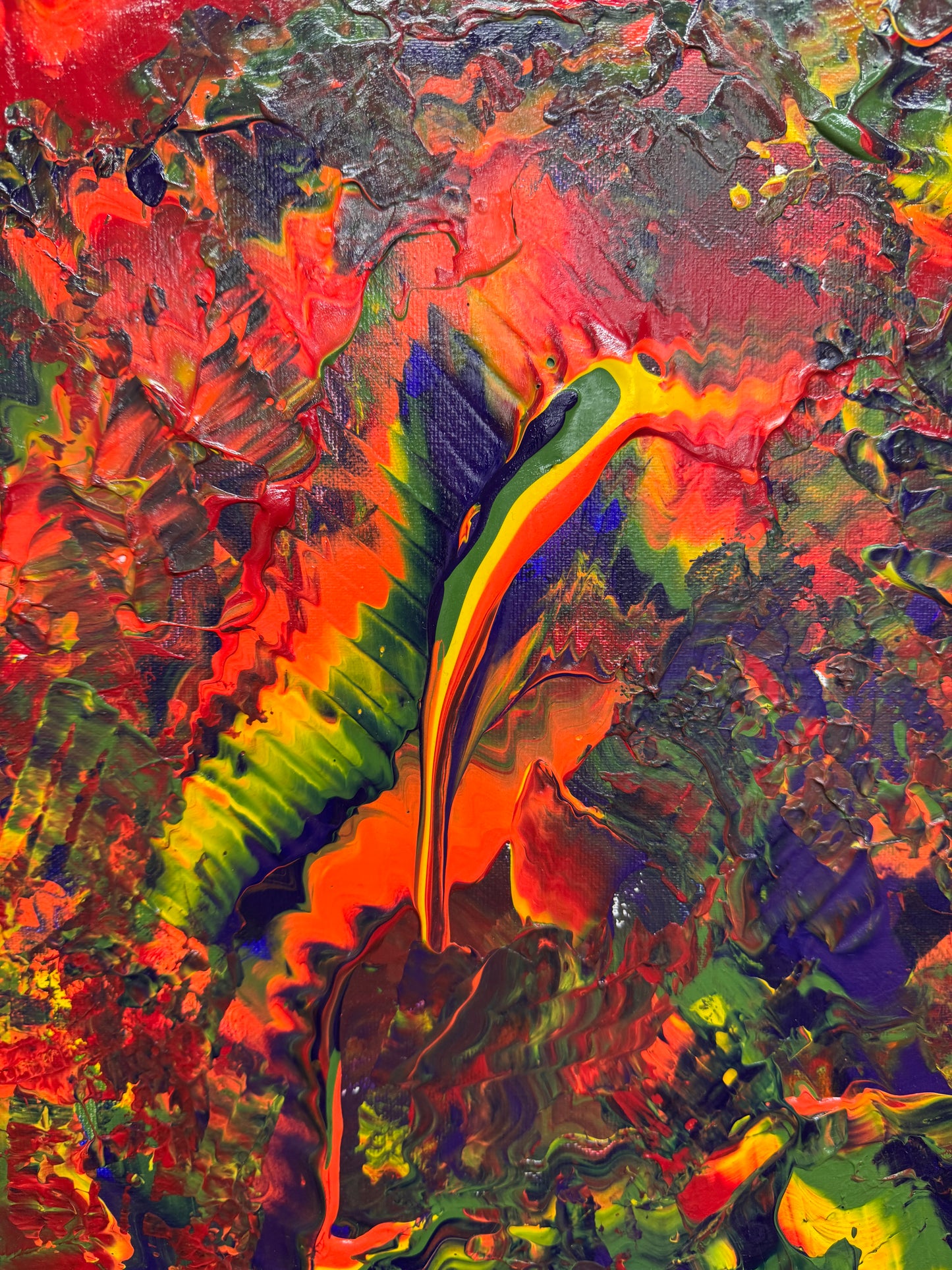 "Pride" Acrylic on canvas 100x120 cm