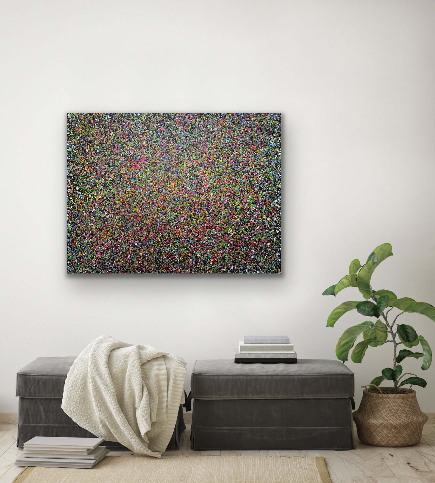 “Infinite pattern 2” Acrylic on canvas 100x120 cm