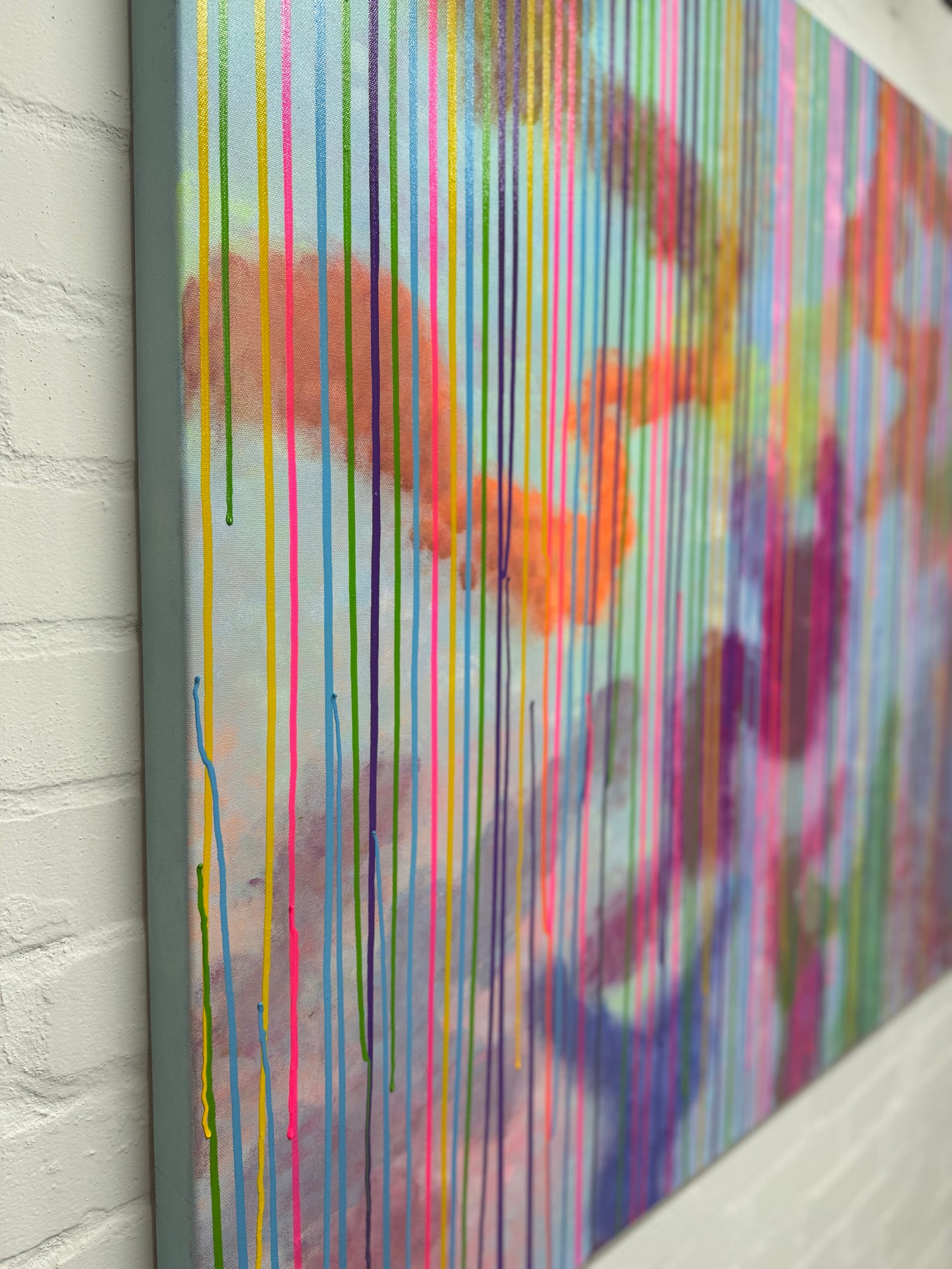 „Color Harmonie" Acryl auf Leinwand 100x120 cm