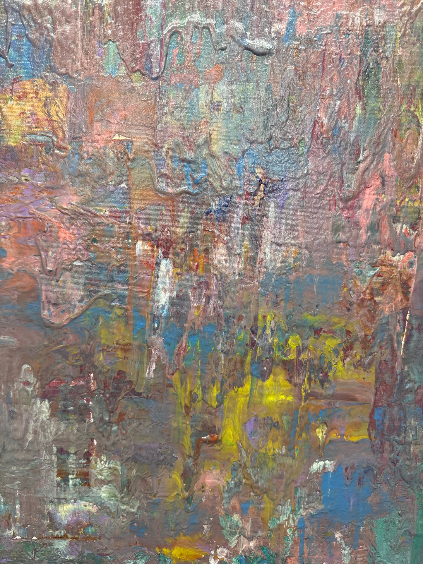 „Grande abstract" Acryl auf Leinwand 100x100 cm