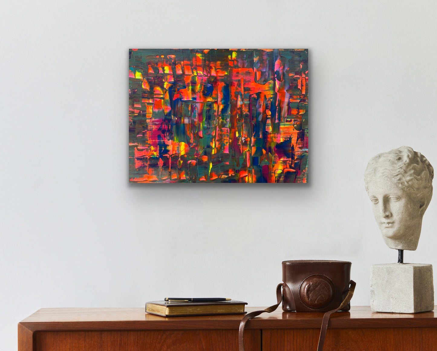 „Luminous Structures" Acryl auf Leinwand 40x50 cm
