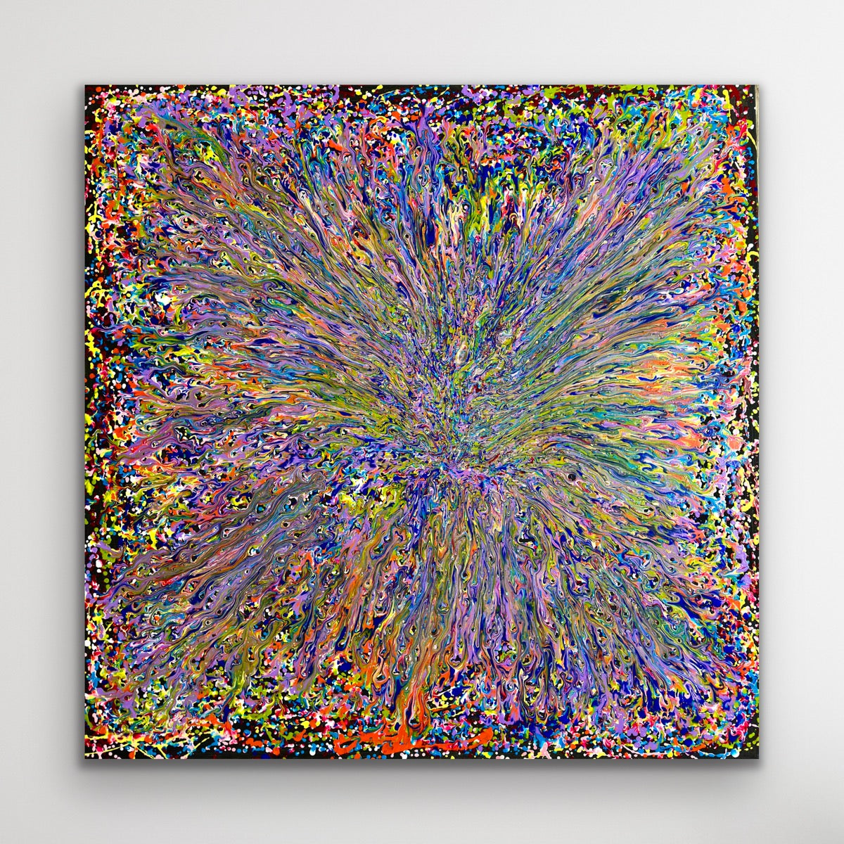 "Volcano" 100x100 cm