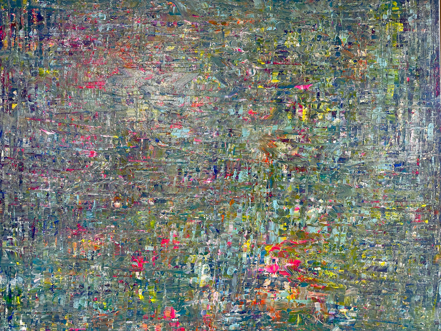 „Life in the ocean" Acryl auf Leinwand 100x120 cm