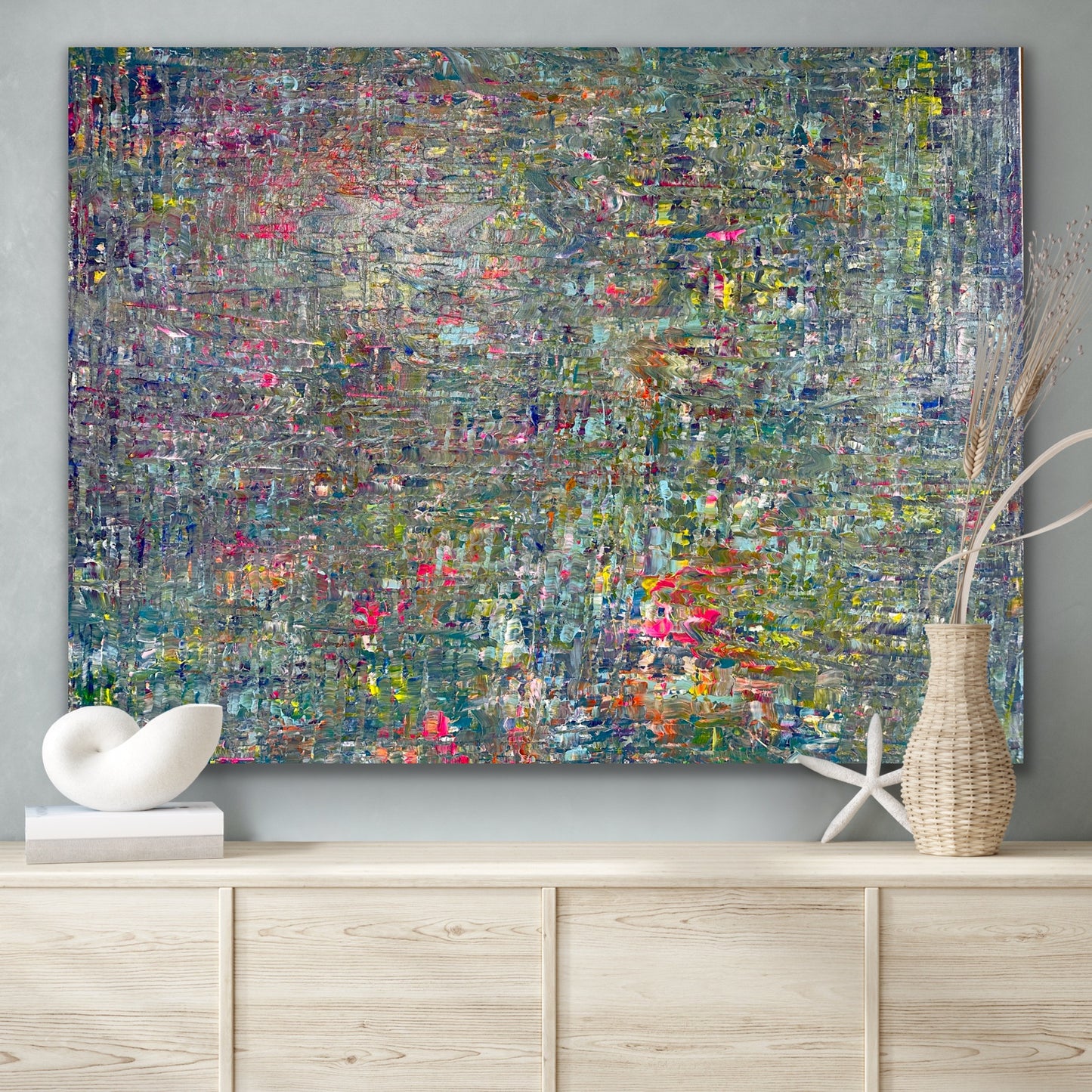 „Life in the ocean" Acryl auf Leinwand 100x120 cm