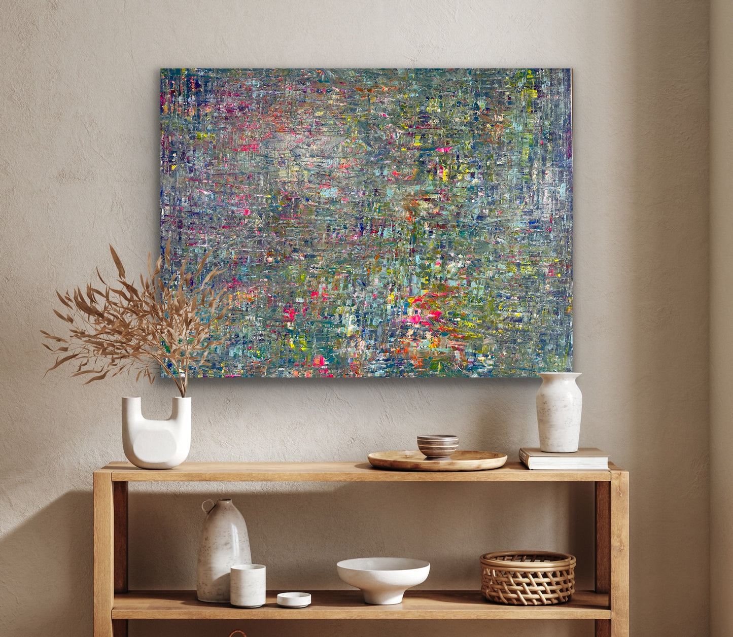„Life in the ocean" Acryl auf Leinwand 100x120 cm