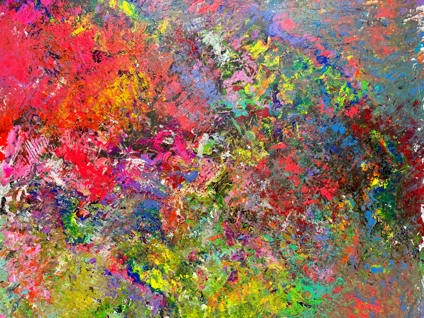 "Color Explosion" Acrylic on canvas 100x120 cm