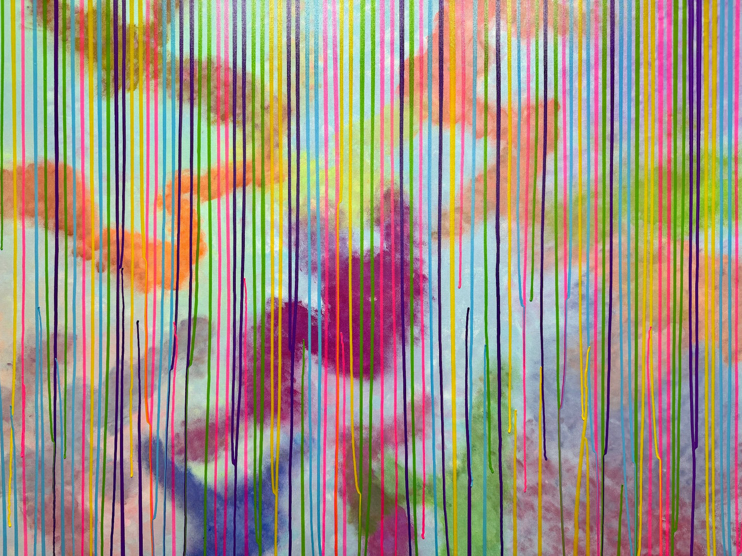 „Color Harmonie" Acryl auf Leinwand 100x120 cm