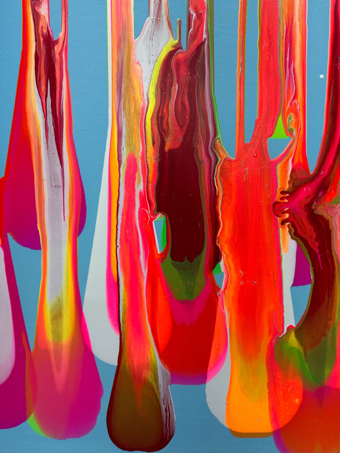 „Drops of Emotions“ Acryl auf Leinwand 100x100 cm
