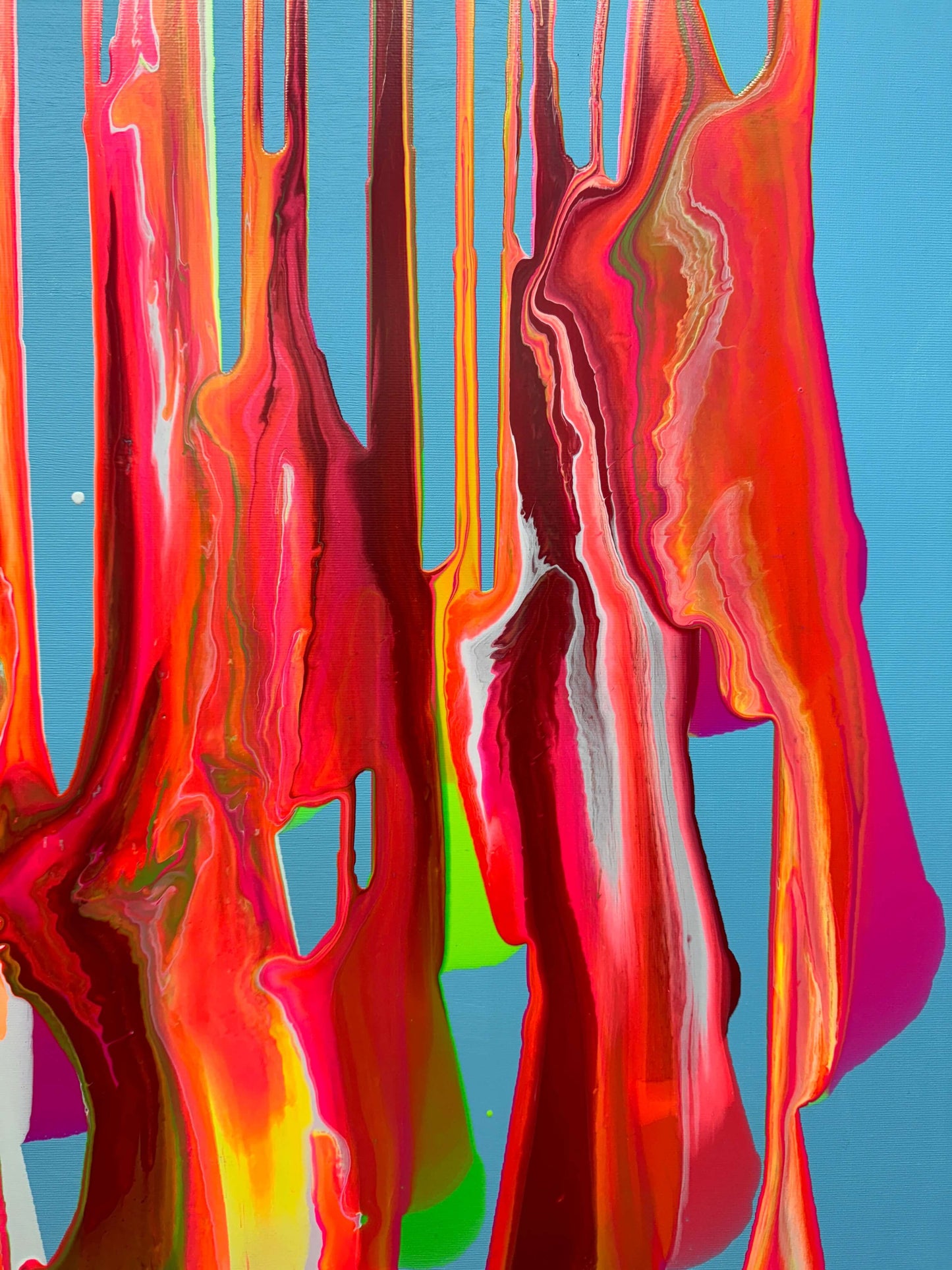 „Drops of Emotions“ Acryl auf Leinwand 100x100 cm