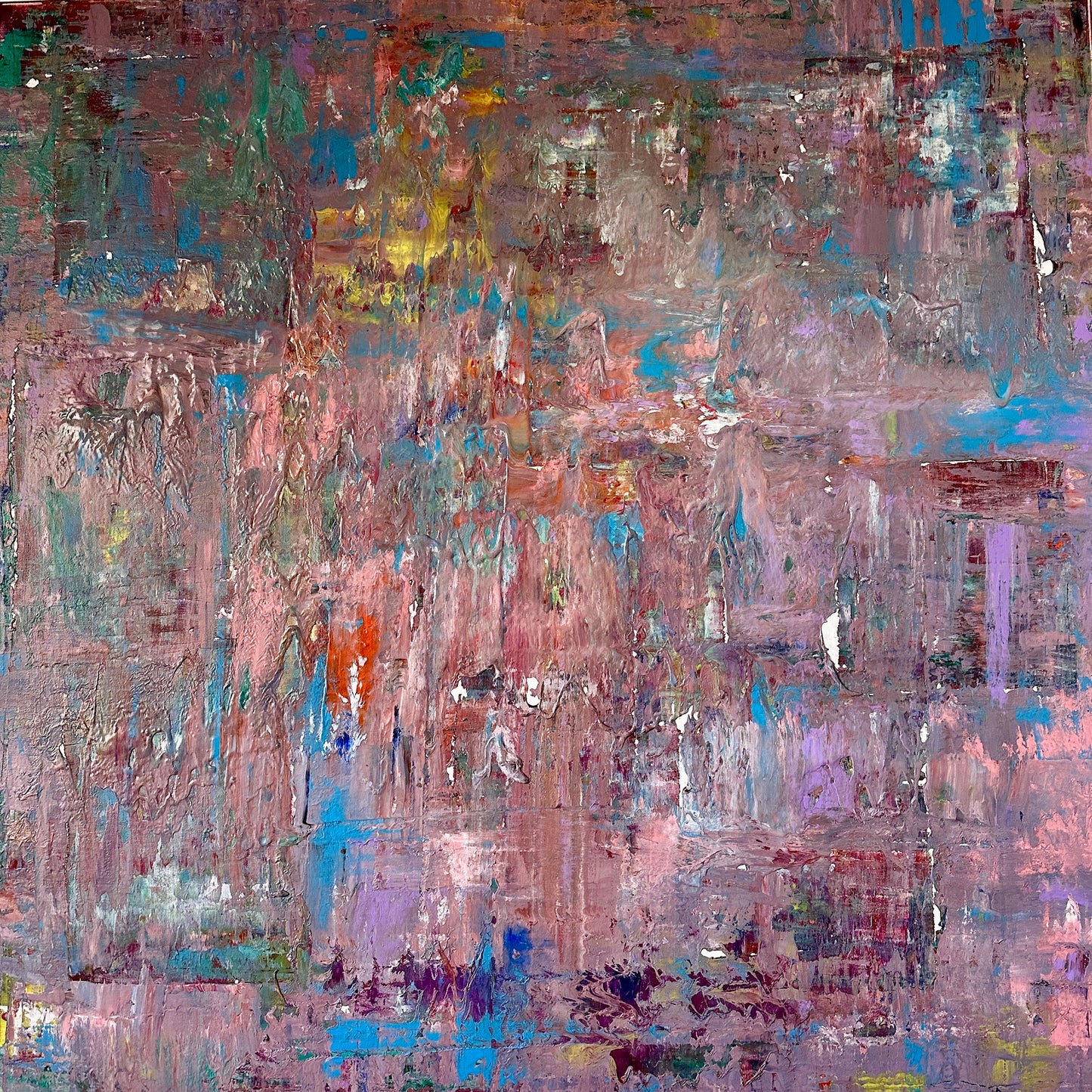 „Grande abstract" Acryl auf Leinwand 100x100 cm