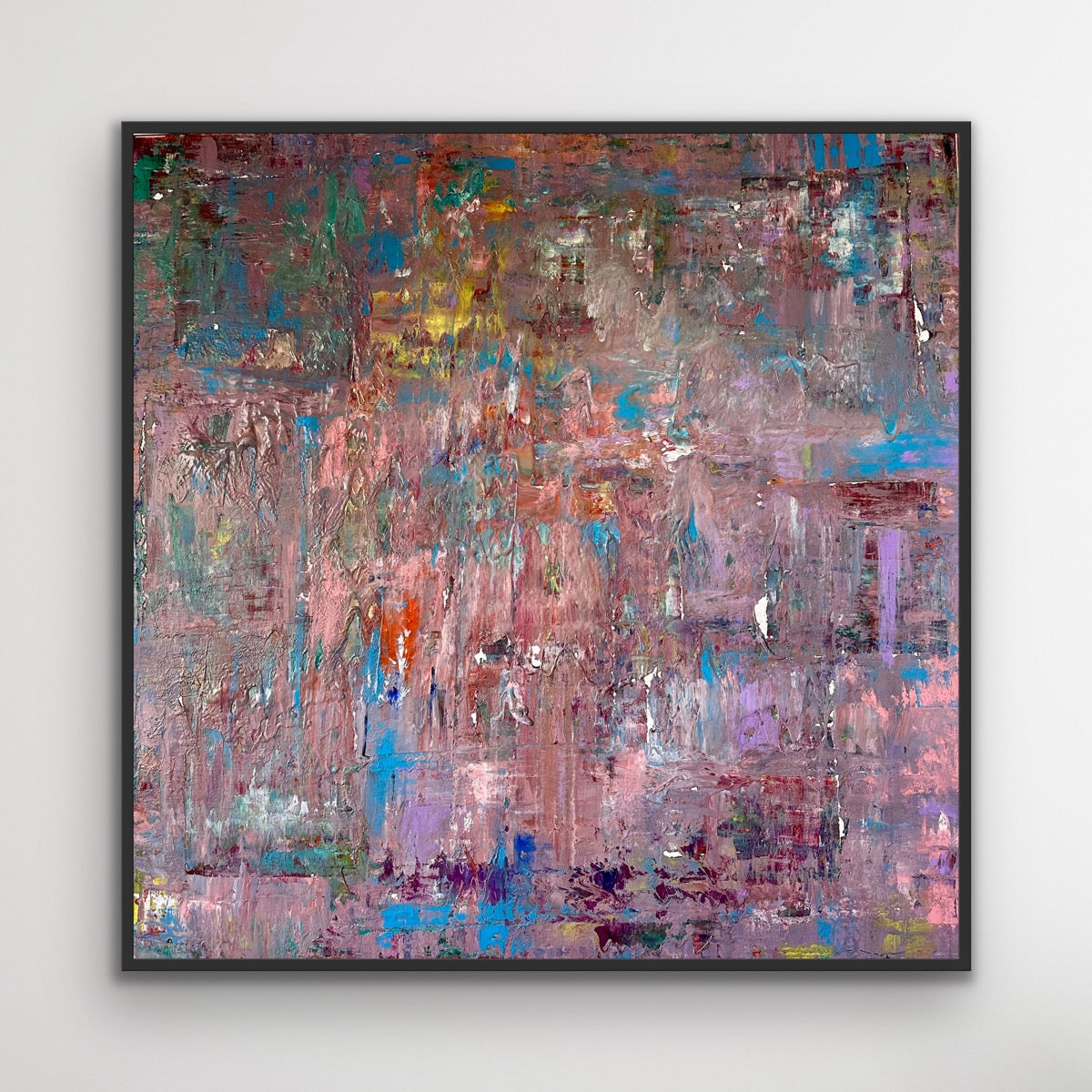 „Grande abstract" Acryl auf Leinwand 100x100 cm