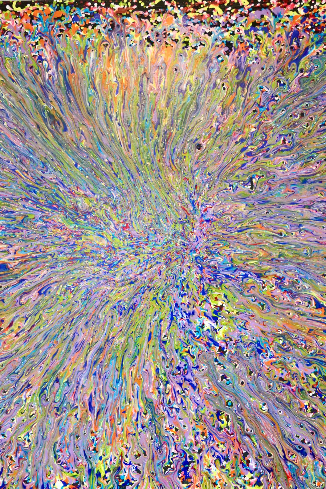 "Volcano" 100x100 cm