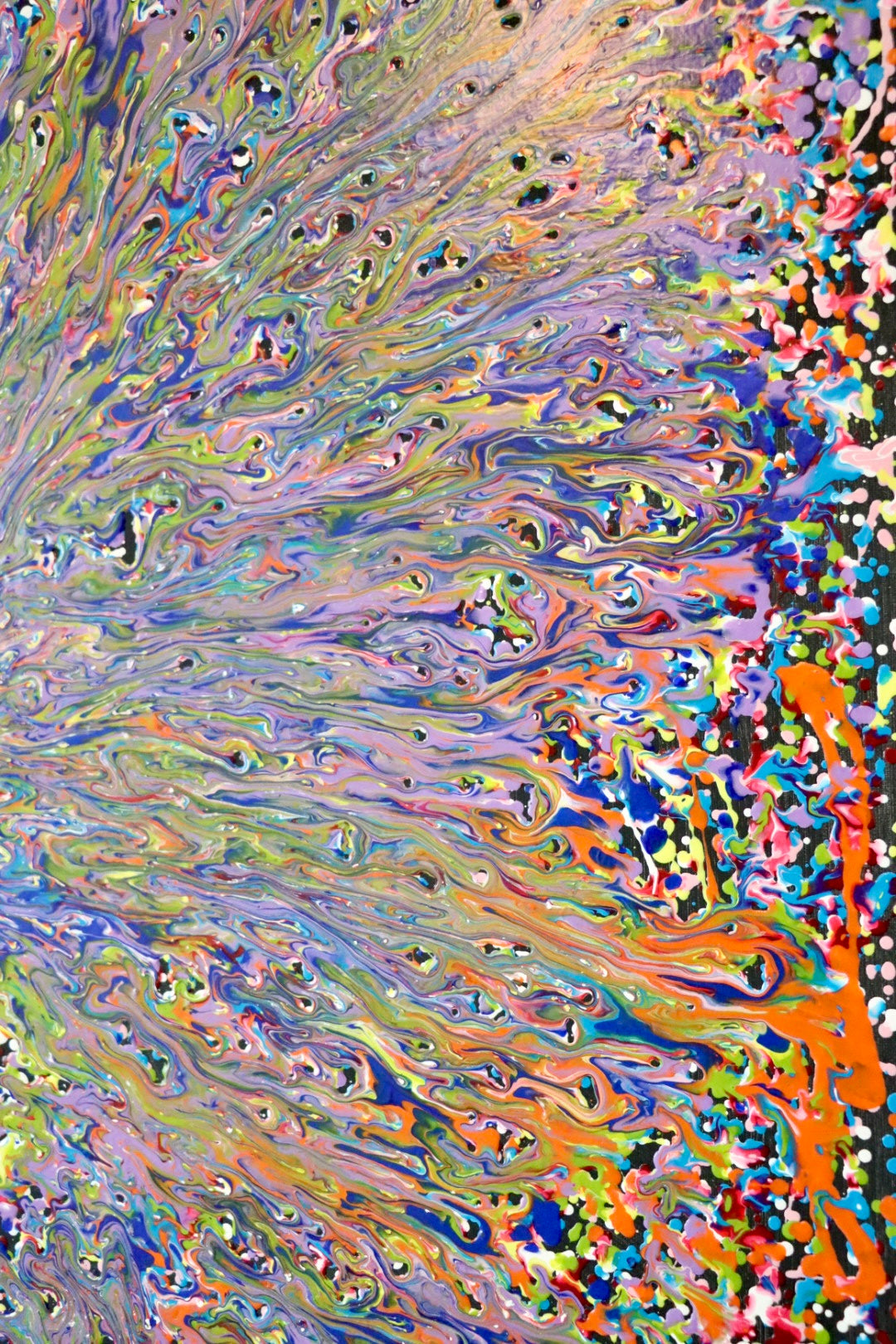 "Volcano" 100x100 cm