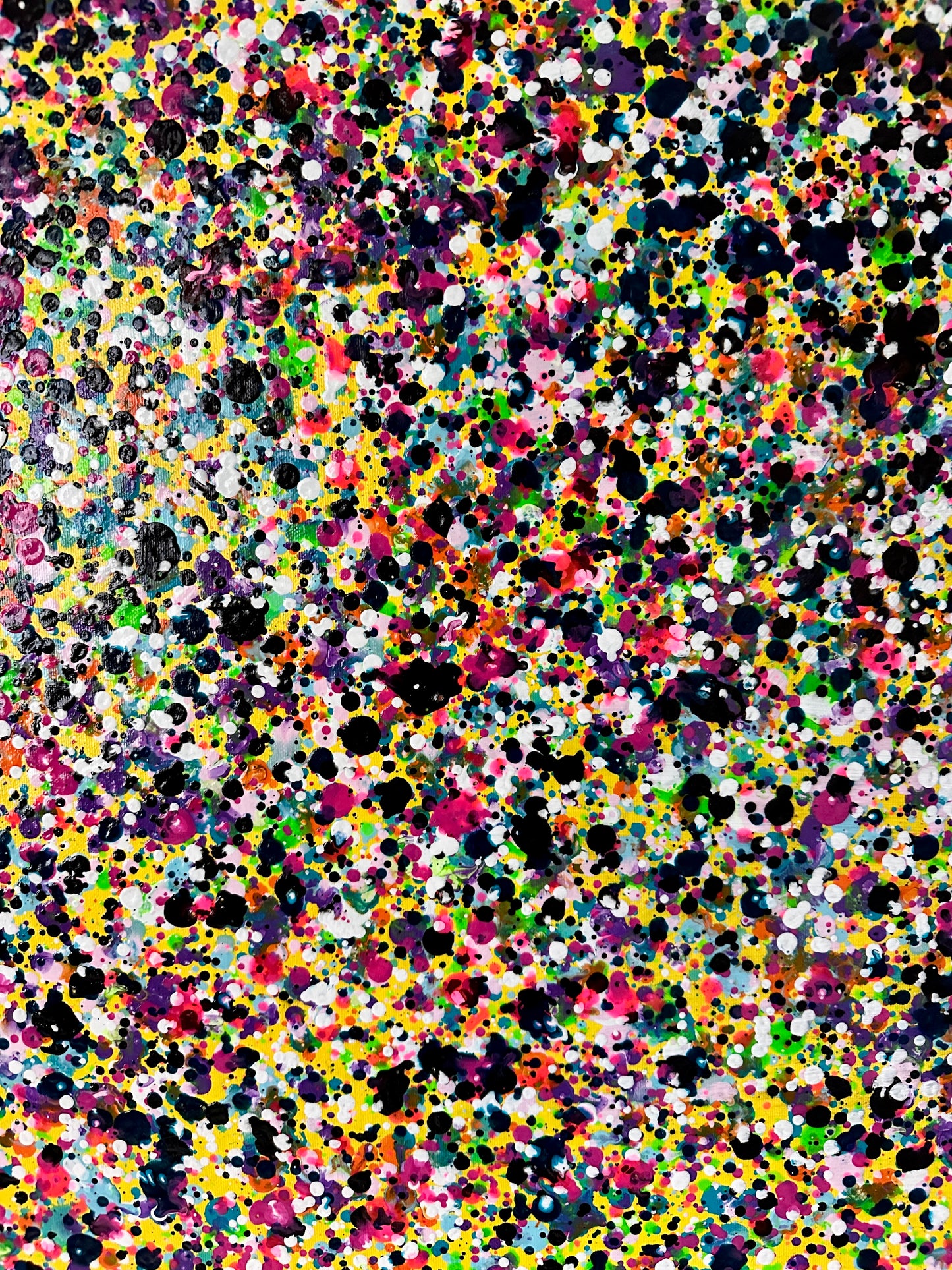 „Spring feelings'' Acryl auf Leinwand 90x110 cm