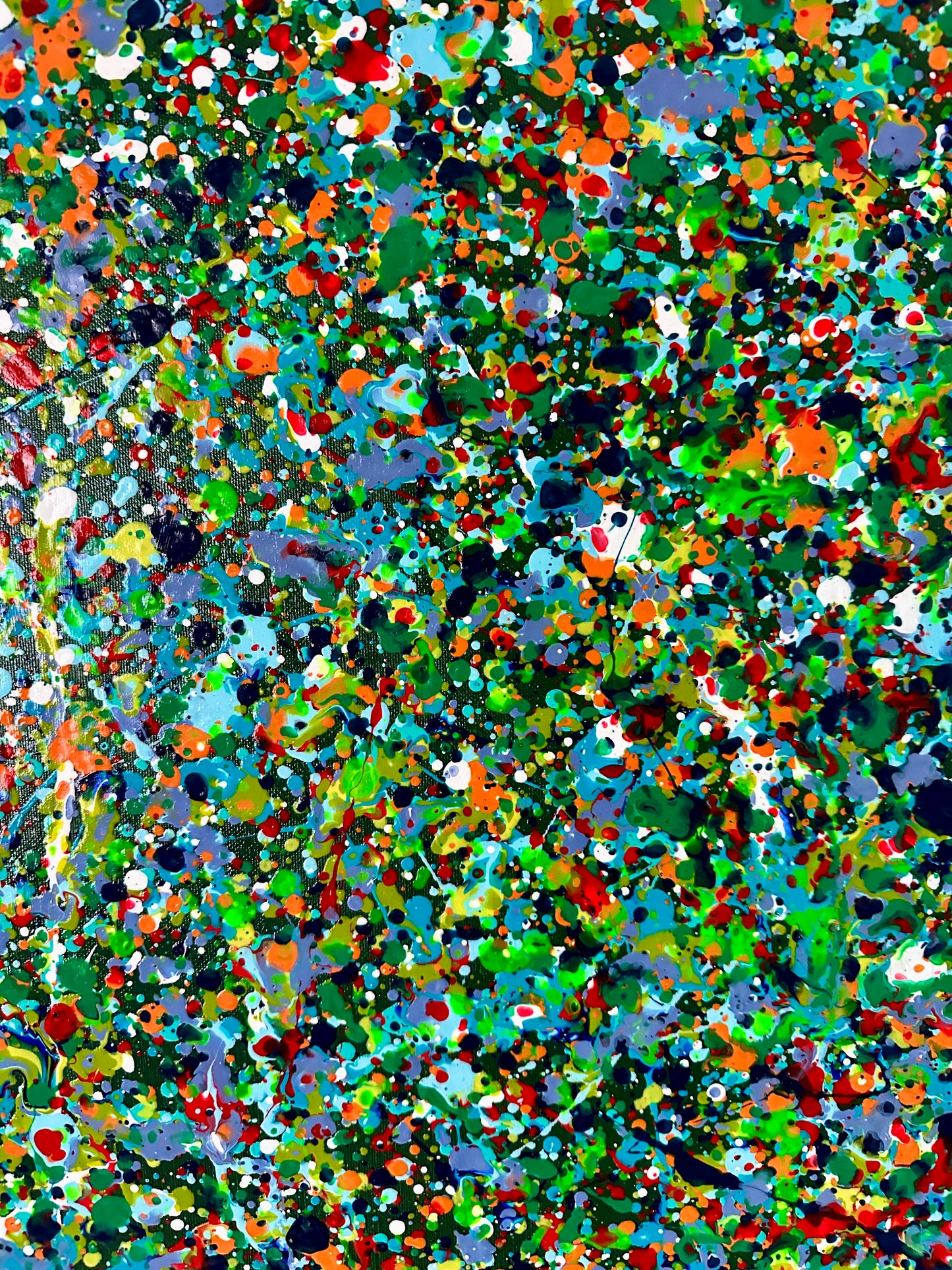 „Universe'' Acryl auf Leinwand 100x120 cm