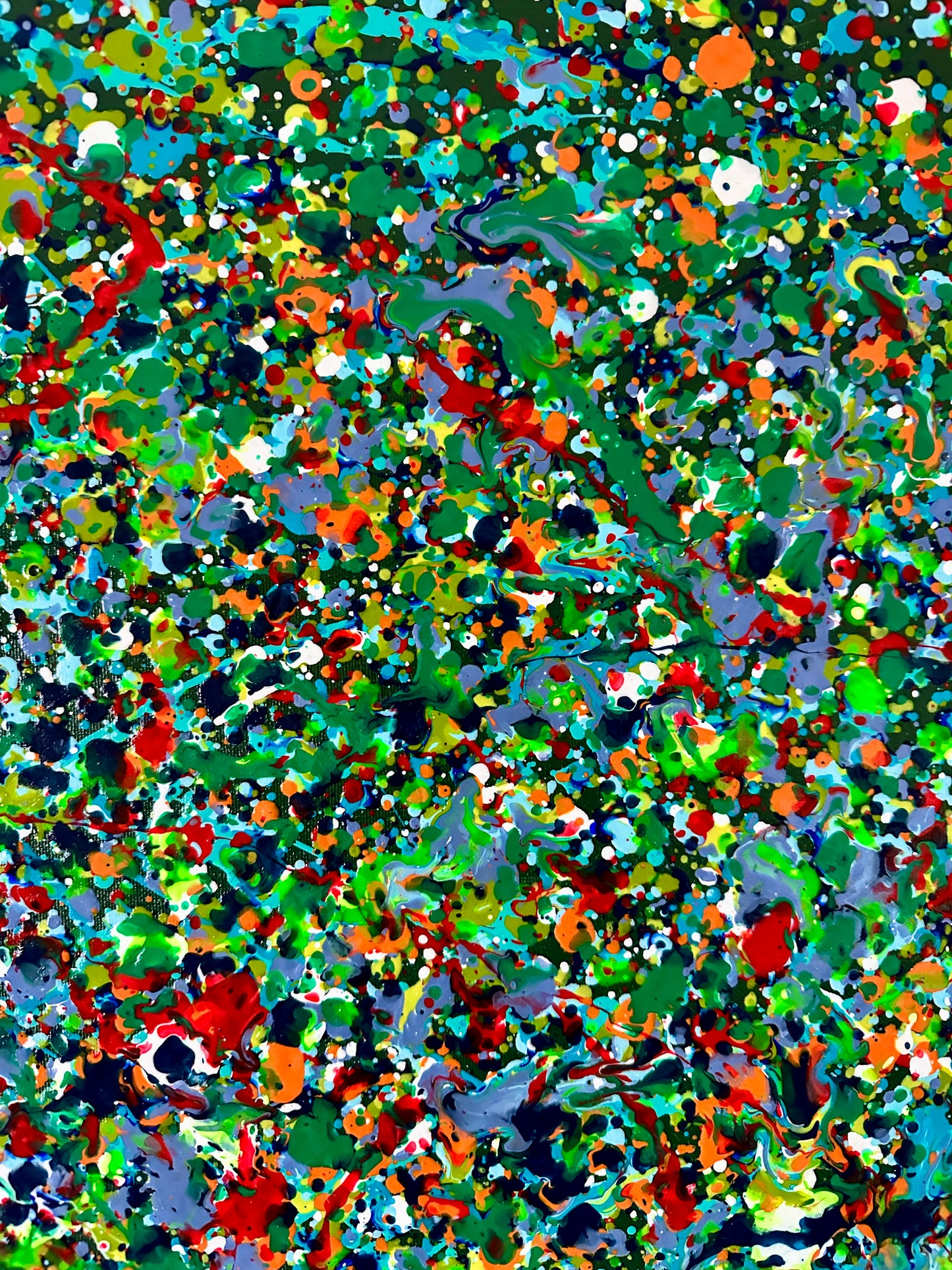 „Universe'' Acryl auf Leinwand 100x120 cm