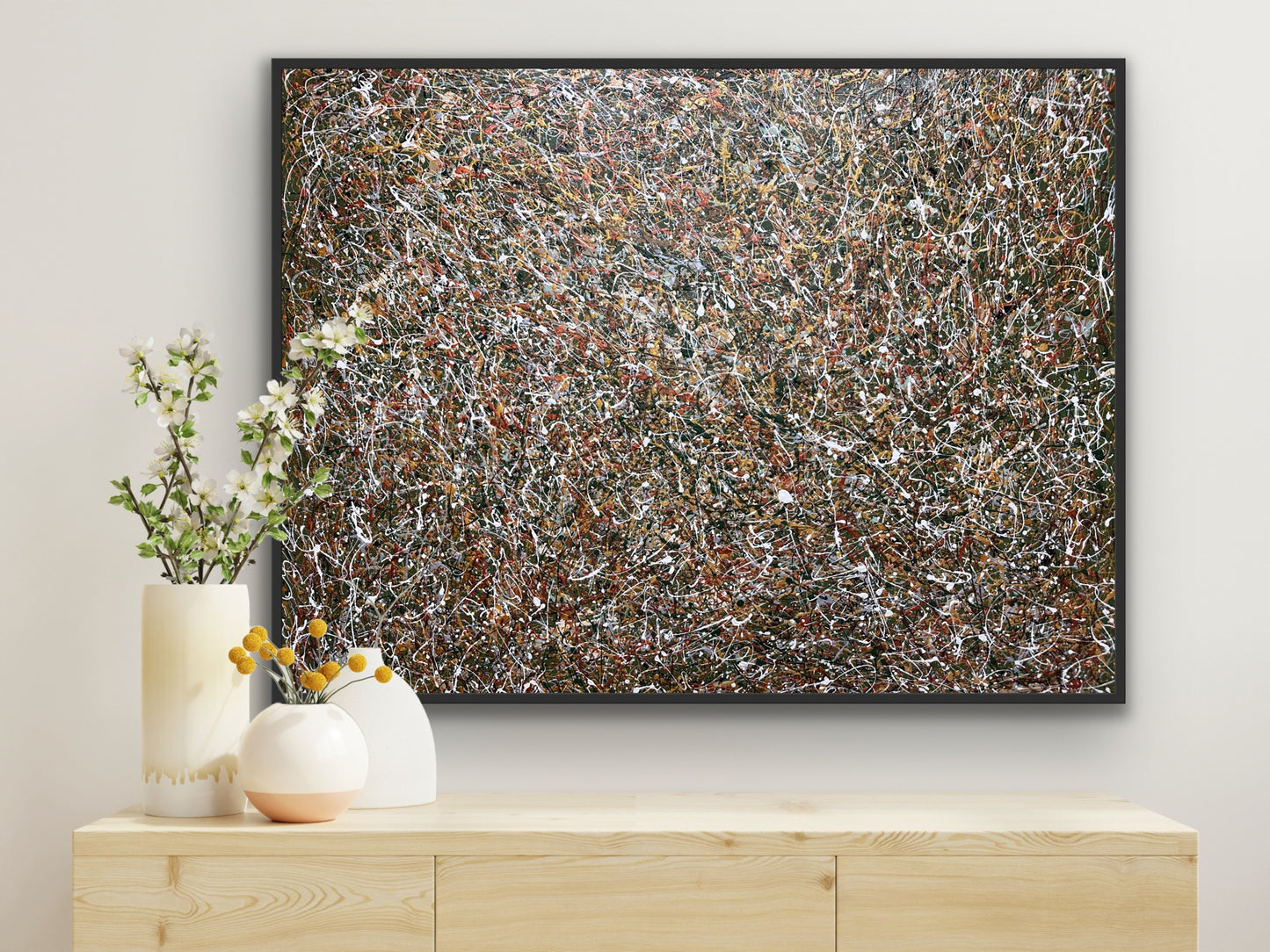 "Grande abstract No.1" Acrylic on canvas 100x120 cm