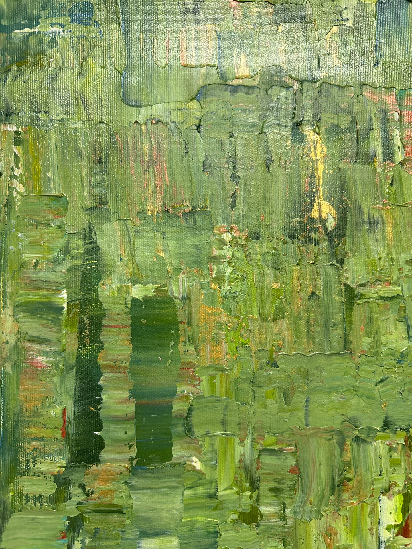 "Forest walk" acrylic on canvas 100x120 cm