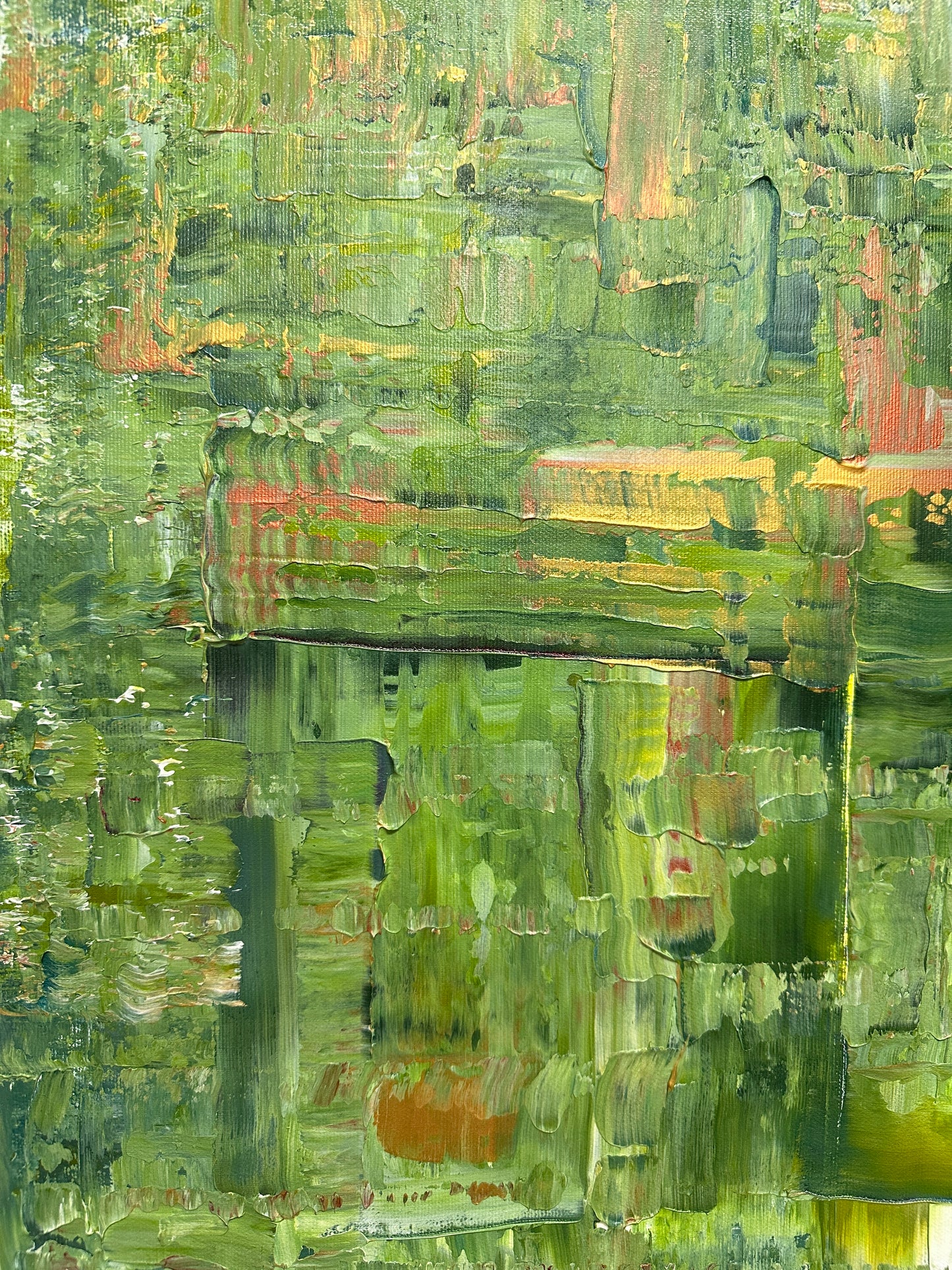 "Forest walk" acrylic on canvas 100x120 cm