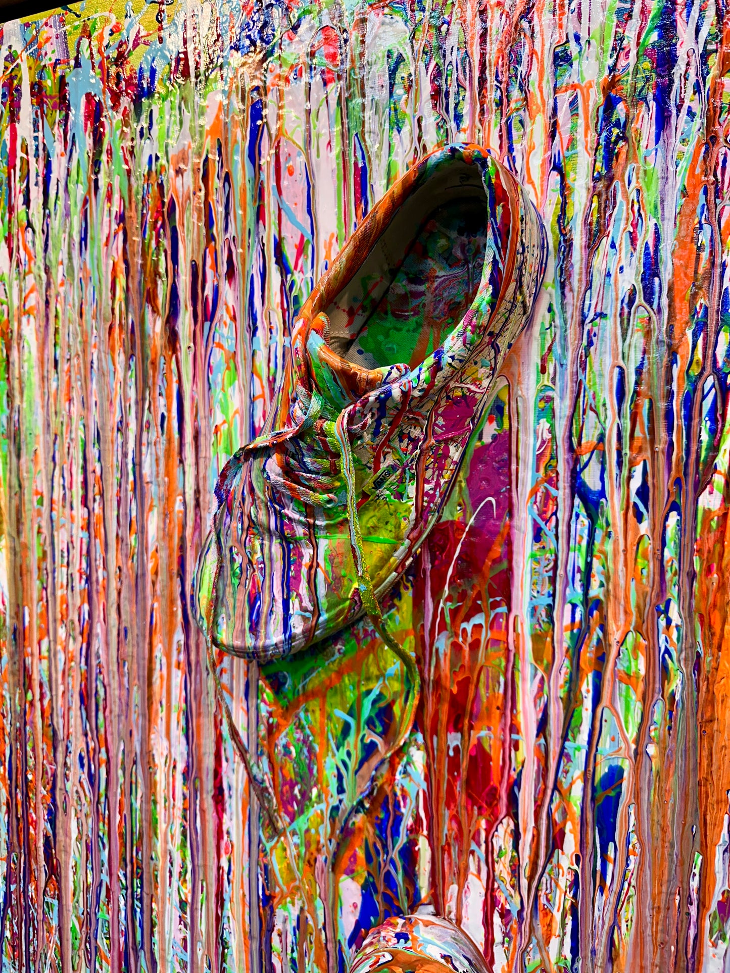 „Lost in shoes'' 100x120 cm