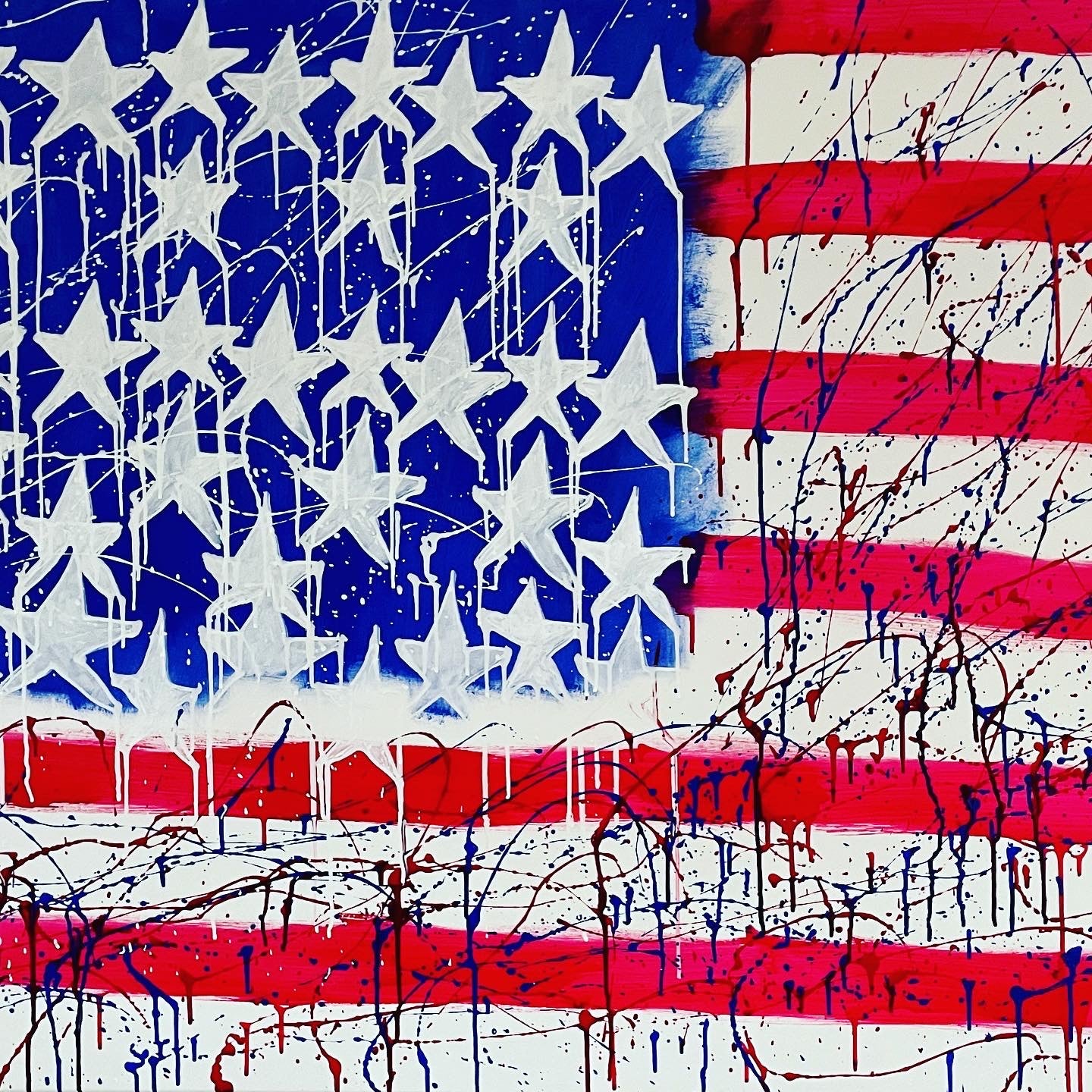 „Stars and stripes" 100x200 cm