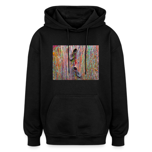 Oversized Unisex Hoodie - Schwarz