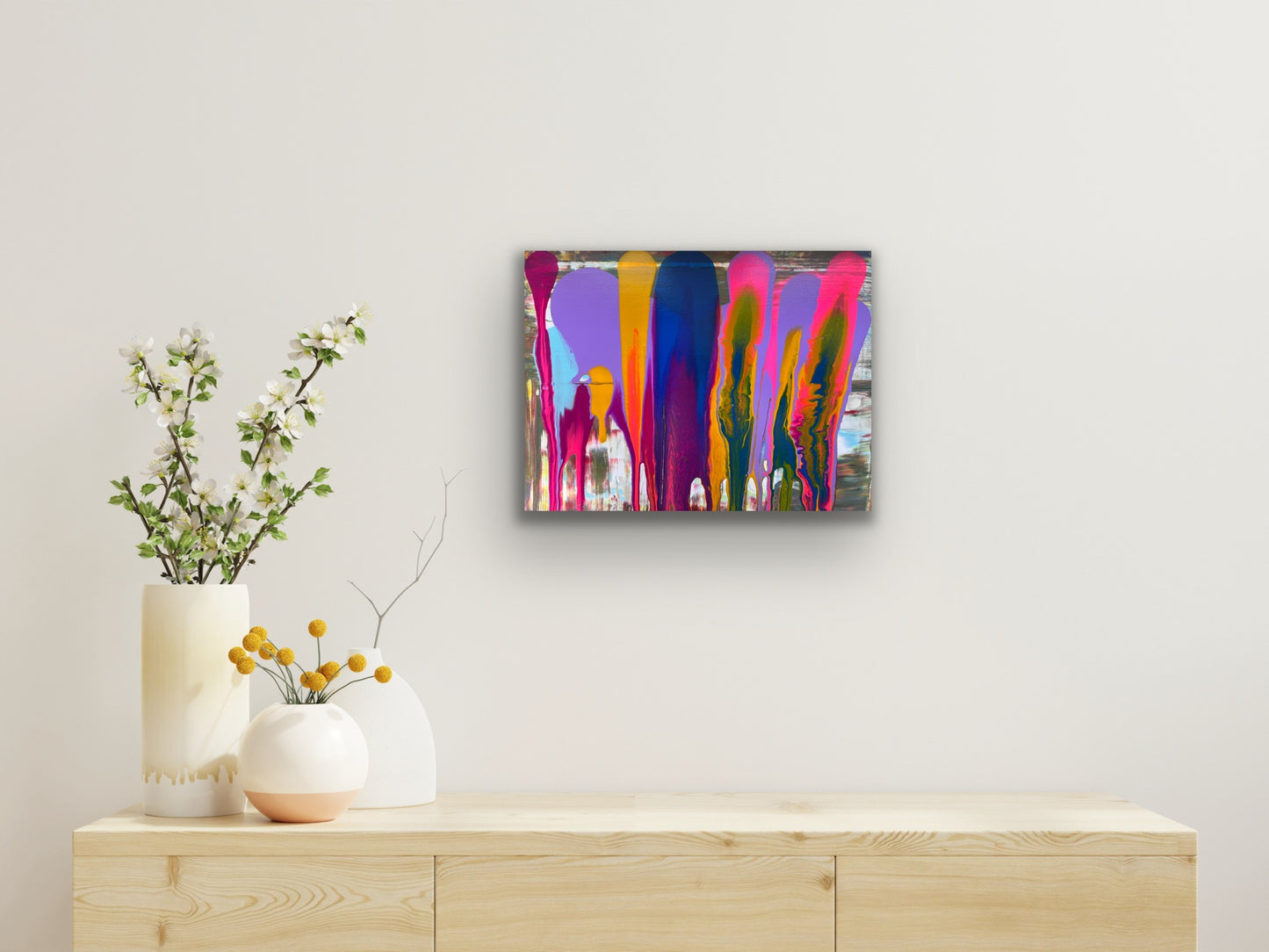 „Flowing Colors" 40x50 cm