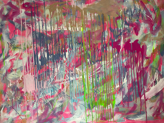 „Pink and others" 140x160 cm