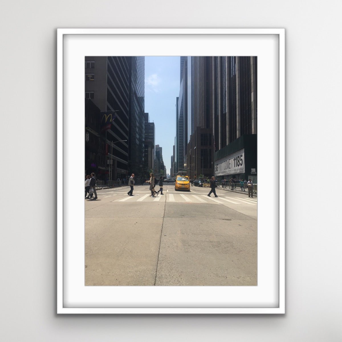 Photo print "Pedestrians in New York"