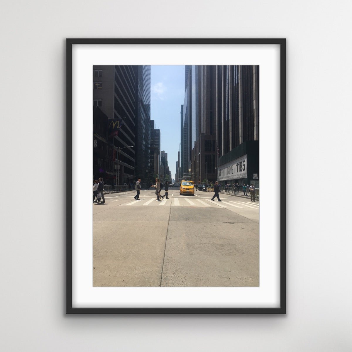 Photo print "Pedestrians in New York"