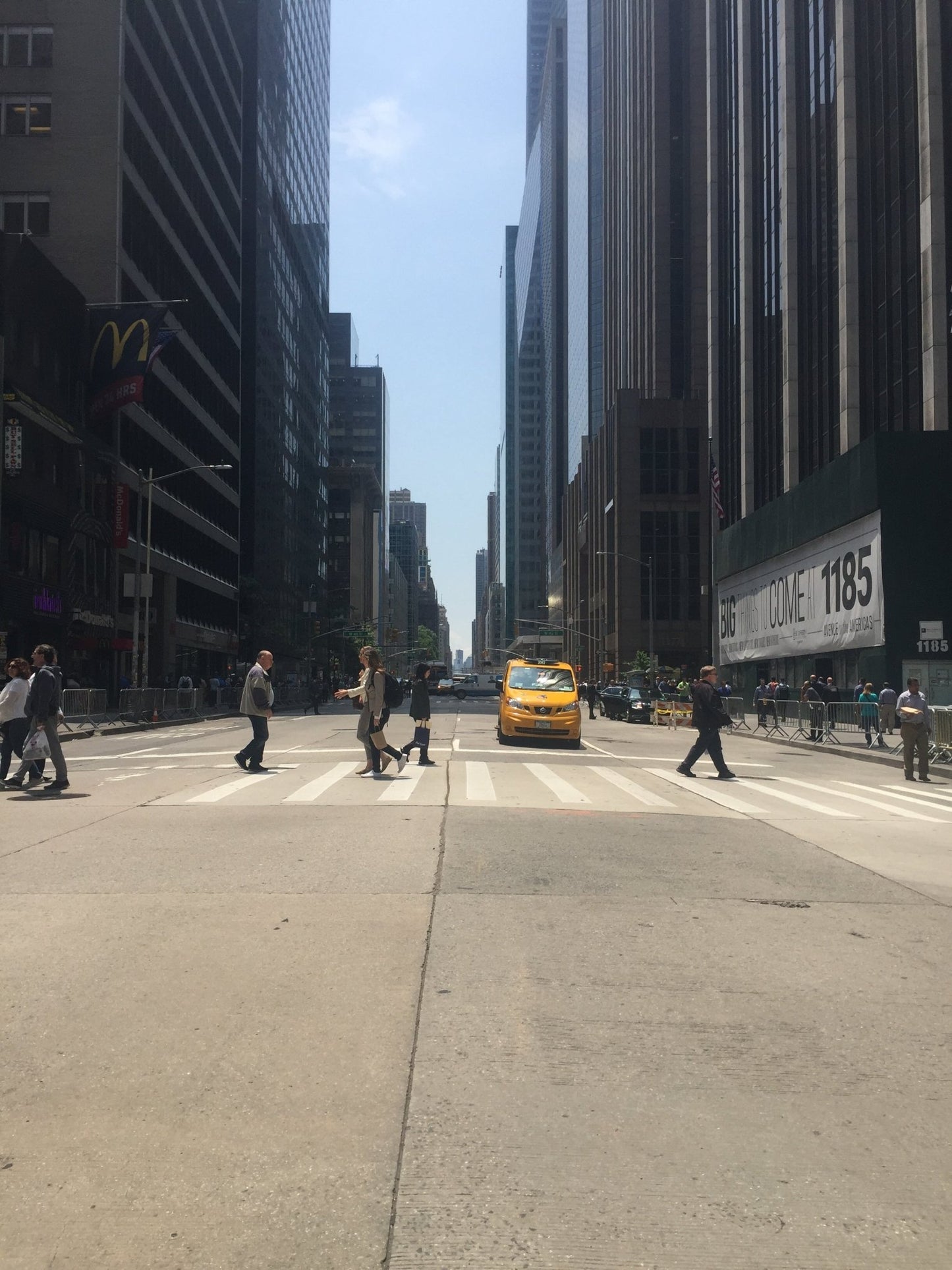 Photo print "Pedestrians in New York"