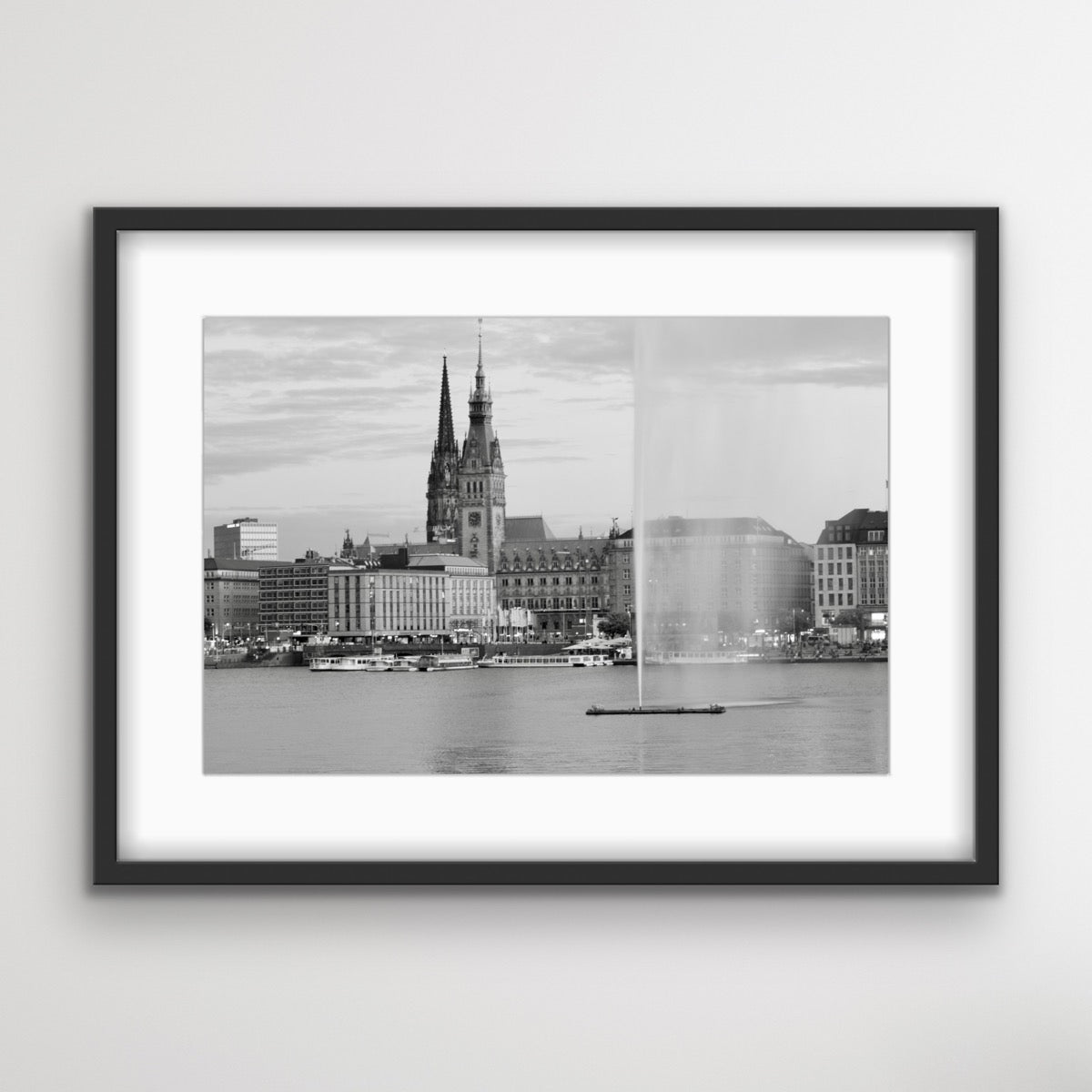 Photo print "Hamburg and the Alster"