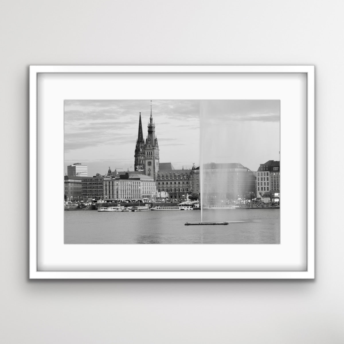 Photo print "Hamburg and the Alster"