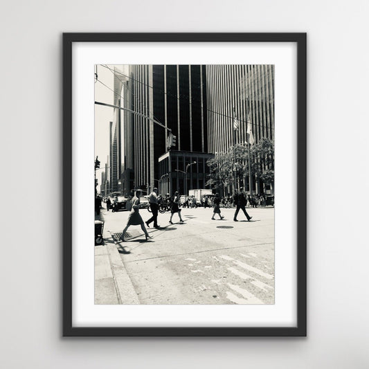 Photo print "Street of New York"