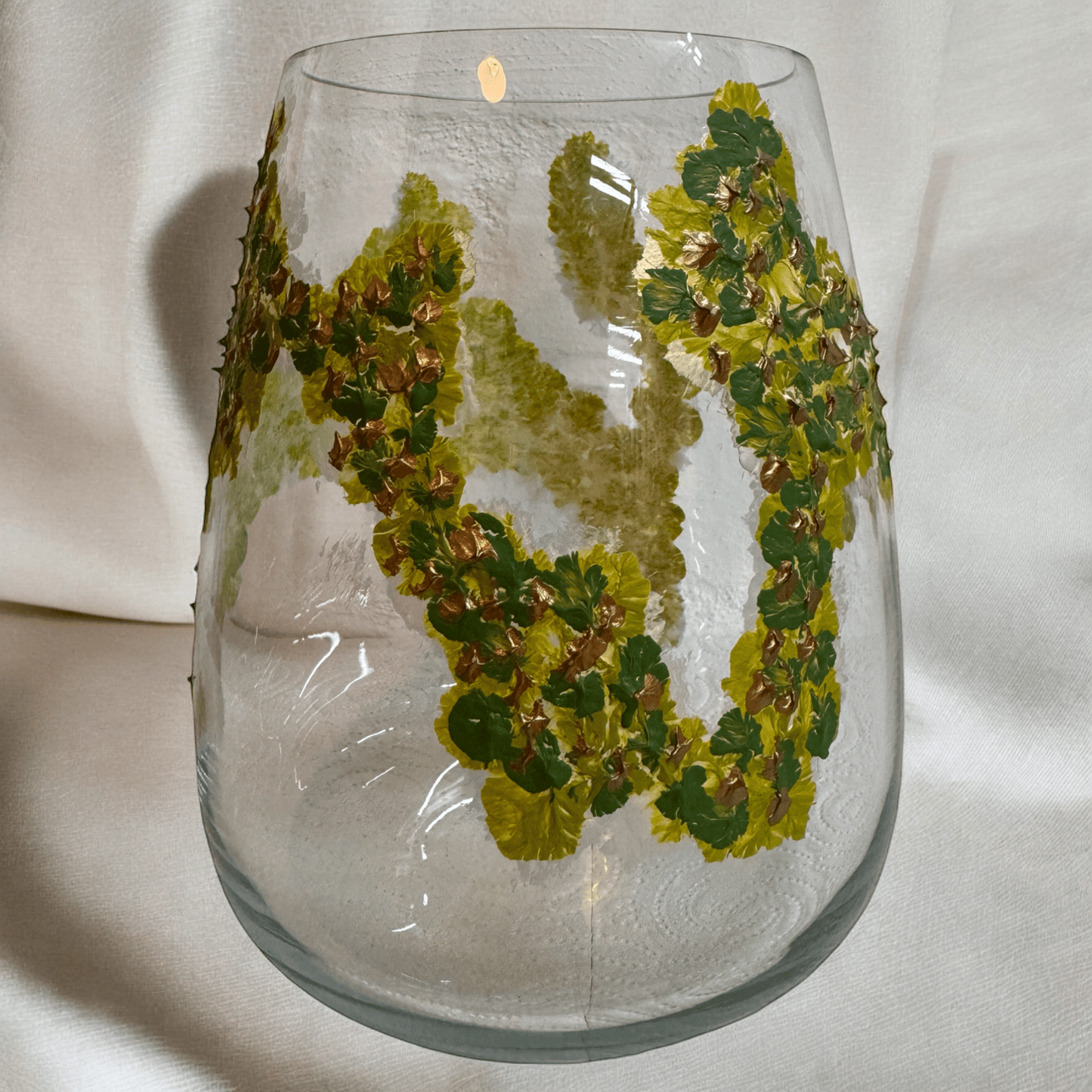 Hand-painted vase “Forest Blossom”