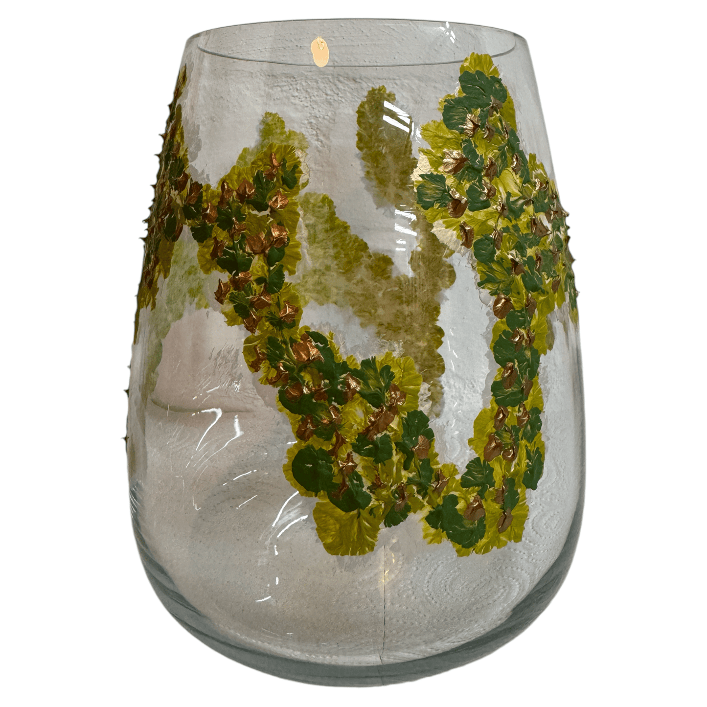 Hand-painted vase “Forest Blossom”