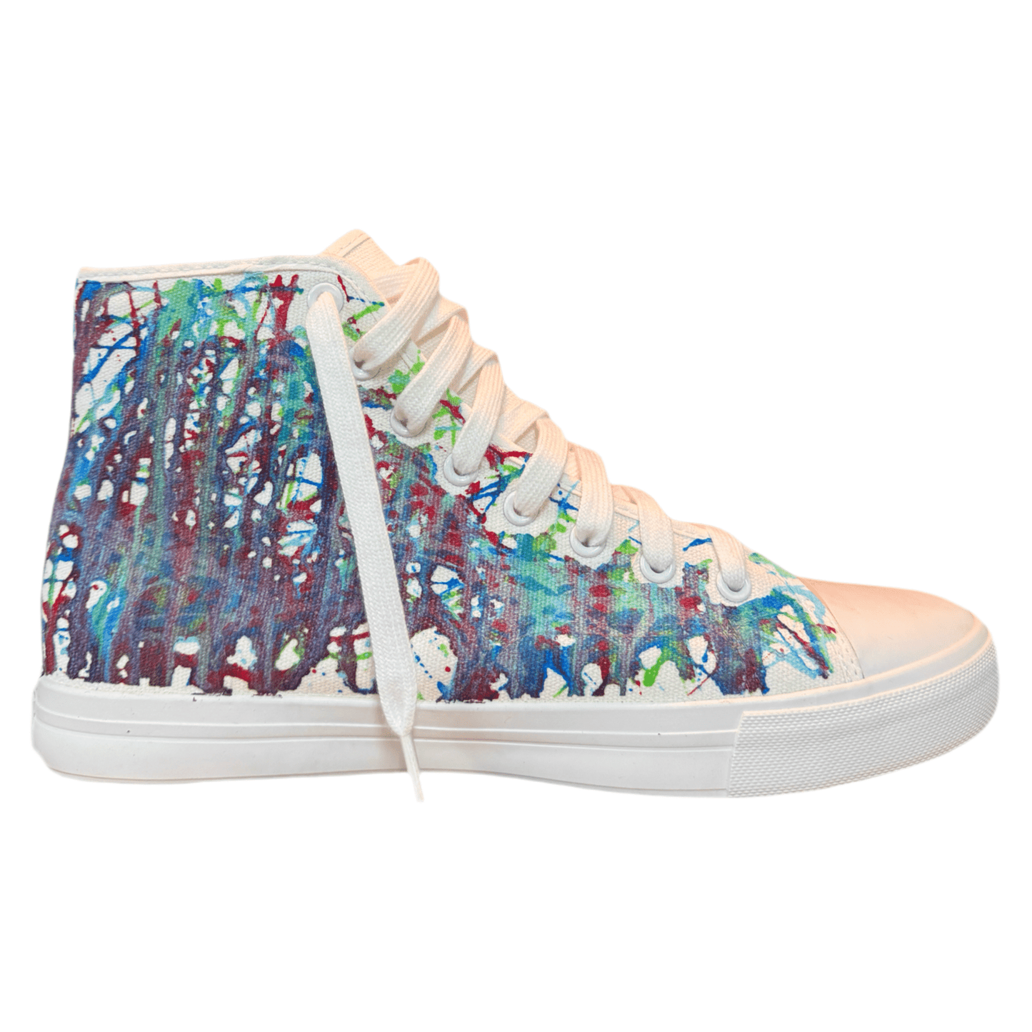 Hand-painted sneakers