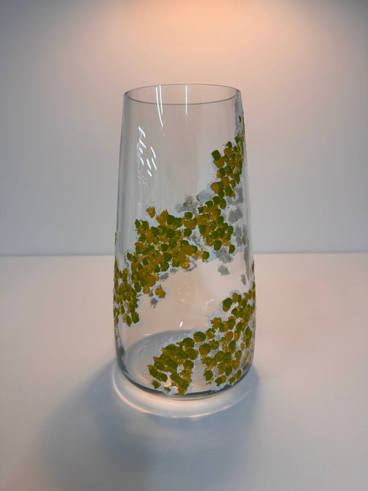 Hand-painted vase "Traces of Nature"